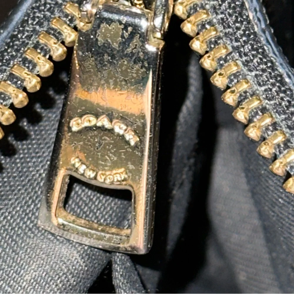 Coach Black Pebbled Leather Kitt Messenger Crossbody Bag - Picture 8 of 10